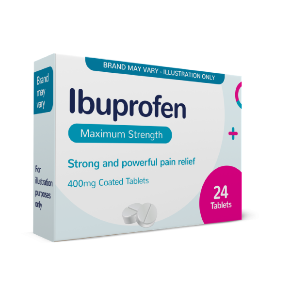 Ibuprofen - 24 x 400mg Tablets